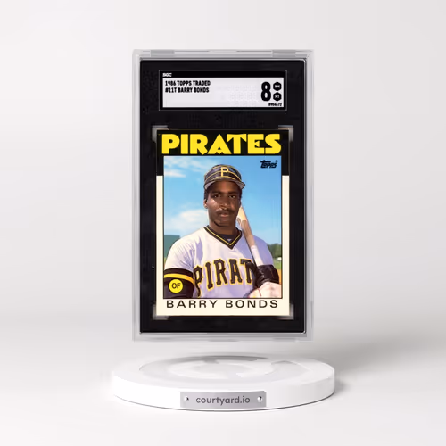 1986 Topps Traded #11T Barry Bonds (SGC 8 NM-MT)