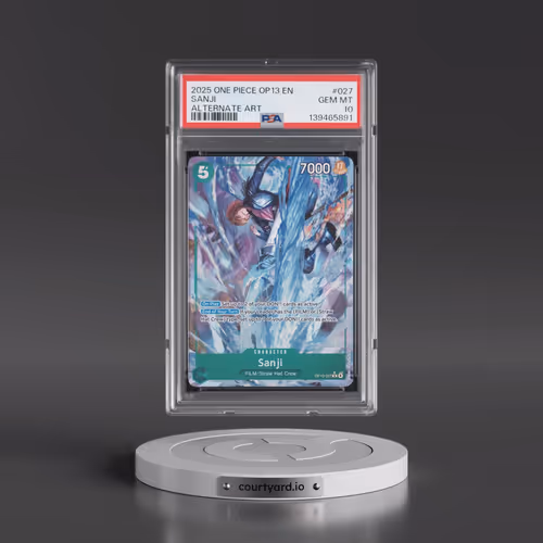 2025 One Piece OP13-Carrying on His Will #027 Sanji - Alternate Art (PSA 10 GEM MINT)