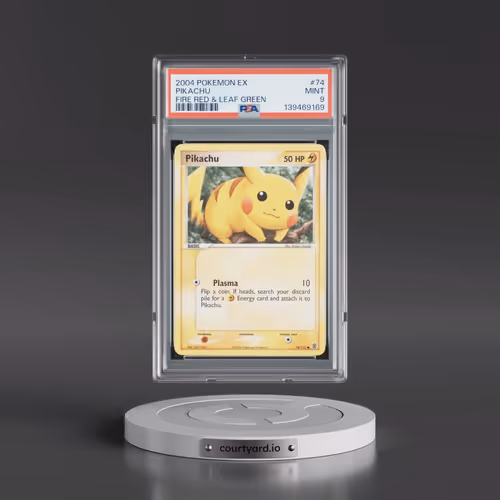 2004 Pokémon EX Fire Red & Leaf Green #74 Pikachu (PSA 9 MINT)
