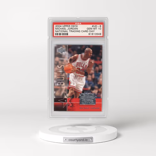 2004 Upper Deck National Trading Card Day #UD-8 Michael Jordan (PSA 10 GEM MINT)