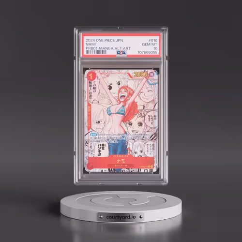 2024 One Piece Japanese Premium Booster -One Piece Card the Best #016 Nami - Manga Alternate Art (PS