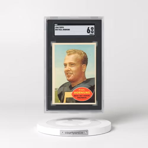 1960 Topps #54 Paul Hornung (SGC 6 EX-MT)
