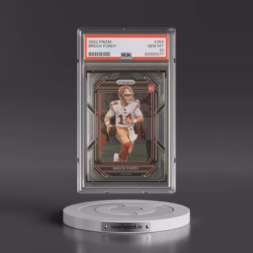 2022 Panini Prizm #353 Brock Purdy (PSA 10 GEM MINT)