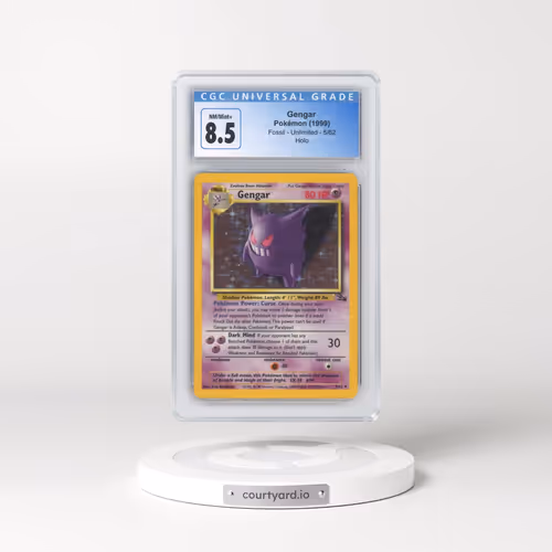 1999 Fossil #5/62 Gengar - Galaxy Star Holo (CGC 8.5 NM-MT+)