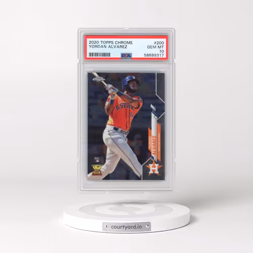 2020 Topps Chrome #200 Yordan Alvarez (PSA 10 GEM MINT)