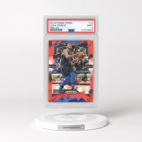 2019 Panini Prizm #75 Luka Doncic - Red Ice (PSA 9 MINT)