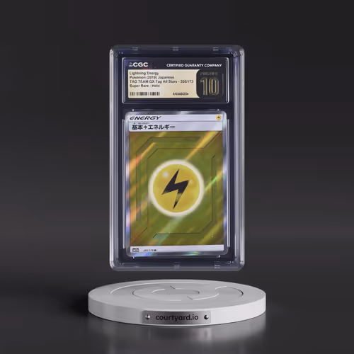 2019 Tag Team GX: Tag All Stars #205/173 Lightning Energy - Super Rare Holo (CGC 10 PRISTINE)
