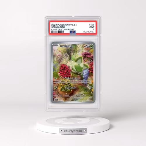 2023 Pokémon Pal EN-Paldea Evolved #196 Sprigatito - Illustration Rare (PSA 9 MINT)