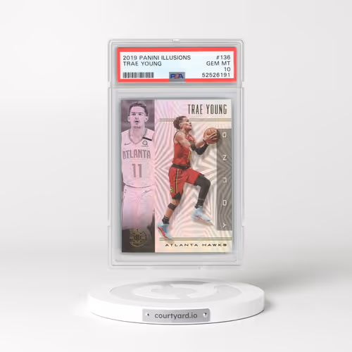 2019 Panini Illusions #136 Trae Young (PSA 10 GEM MINT)
