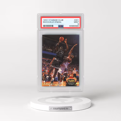 1992 Stadium Club #201 Shaquille O'Neal (PSA 9 MINT)