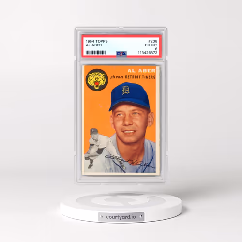 1954 Topps #238 Al Aber (PSA 6 EX-MT)