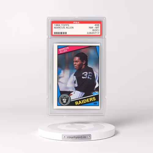 1984 Topps #98 Marcus Allen (PSA 8 NM-MT)