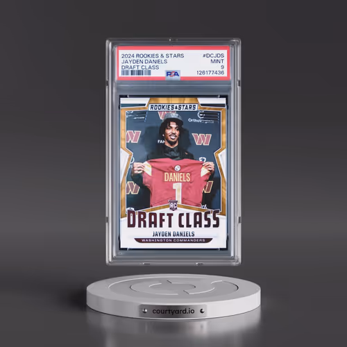 2024 Panini Rookies & Stars Draft Class #DCJDS Jayden Daniels (PSA 9 MINT)