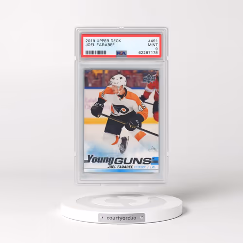 2019 Upper Deck #491 Joel Farabee (PSA 9 MINT)