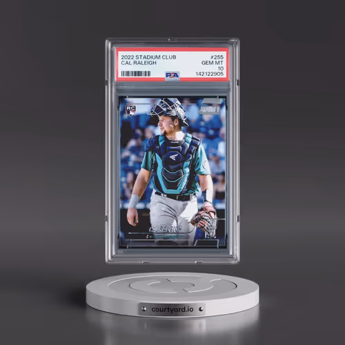 2022 Topps Stadium Club #255 Cal Raleigh (PSA 10 GEM MINT)