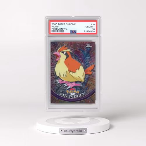 2000 Topps Chrome Pokémon T.V. #16 Pidgey (PSA 10 GEM MINT)