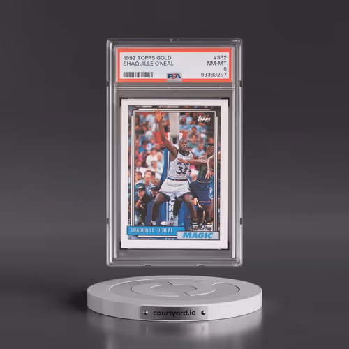 1992 Topps Gold #362 Shaquille O'Neal (PSA 8 NM-MT)