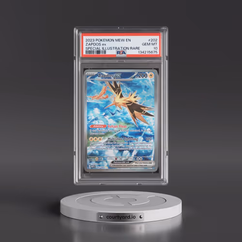 2023 Pokémon Mew EN-151 #202 Zapdos EX - Holo Special Illustration Rare (PSA 10 GEM MINT)