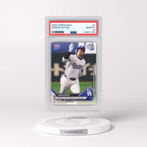 2025 Topps Now #5 Shohei Ohtani (PSA 10 GEM MINT)