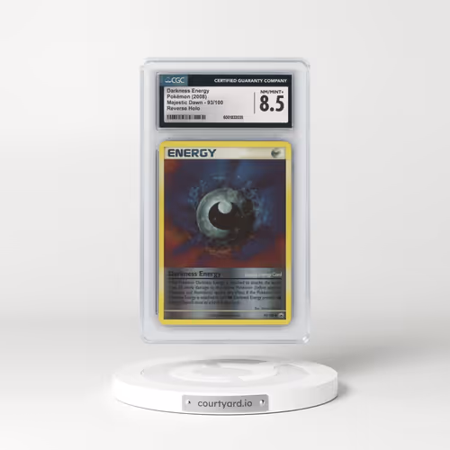 2008 Majestic Dawn #93/100 Darkness Energy - Reverse Holo (CGC 8.5 NM-MT+)