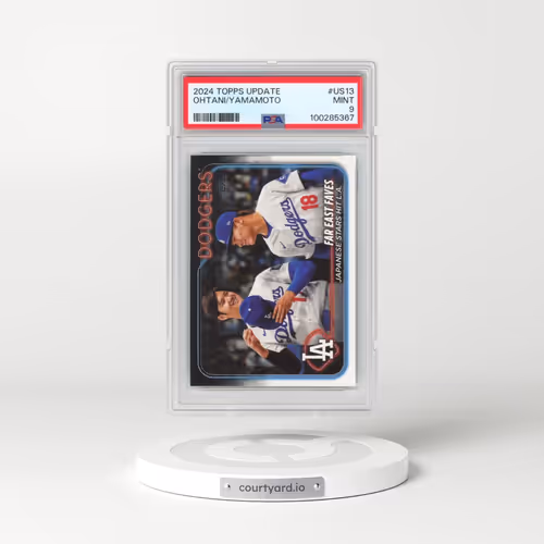 2024 Topps Update #US13 Shohei Ohtani/Yoshinobu Yamamoto (PSA 9 MINT)