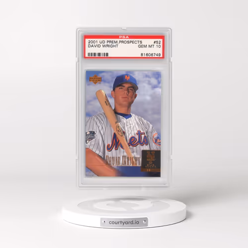 2001 Upper Deck Prospect Premieres #52 David Wright (PSA 10 GEM MINT)