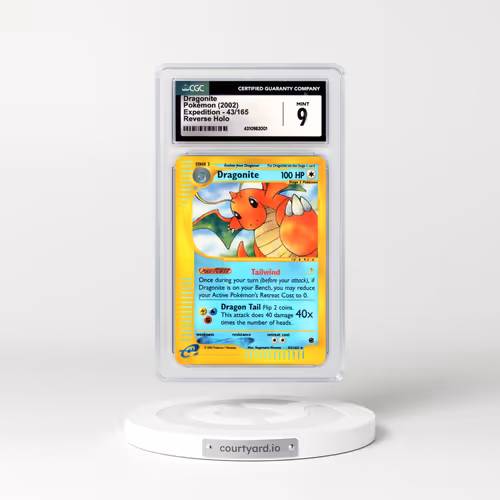 2002 Expedition #43 Dragonite - Holo (CGC 9 MINT)