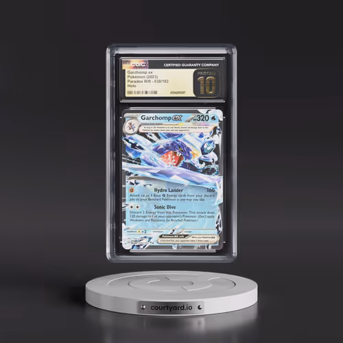 2023 Paradox Rift - PAR EN #038/182 Garchomp ex - Holo (CGC 10 PRISTINE)