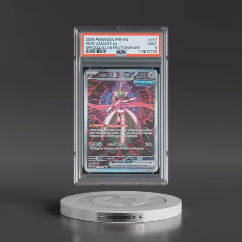 2025 Pokémon Pre EN-Prismatic Evolutions #157 Iron Valiant EX - Holo Special Illustration Rare (PSA