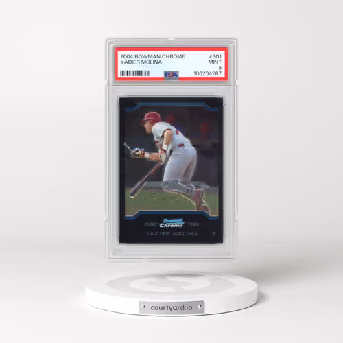 2004 Bowman Chrome #301 Yadier Molina (PSA 9 MINT)