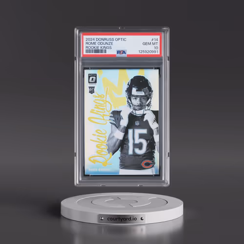 2024 Panini Donruss Optic Rookie Kings #14 Rome Odunze (PSA 10 GEM MINT)