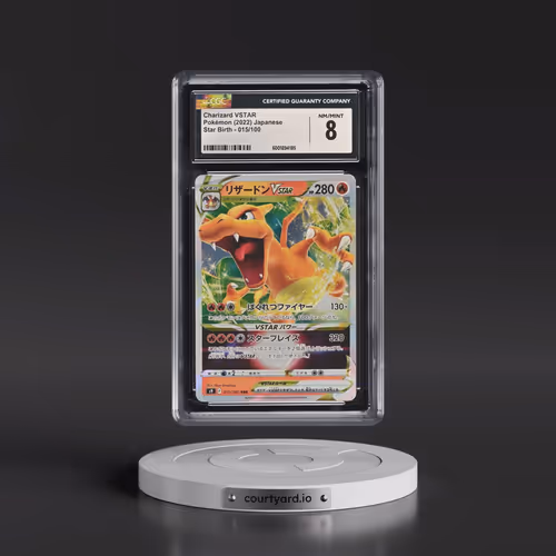 2022 Star Birth #015/100 Charizard VSTAR - Holo (CGC 8 NM-MT)