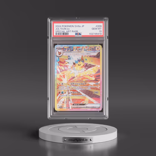 2024 Pokémon Sv8a-Terastal Fest EX #209 Jolteon EX - Holo Special Art Rare (PSA 10 GEM MINT)