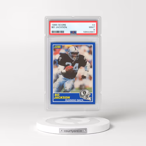 1989 Score #2 Bo Jackson (PSA 9 MINT)