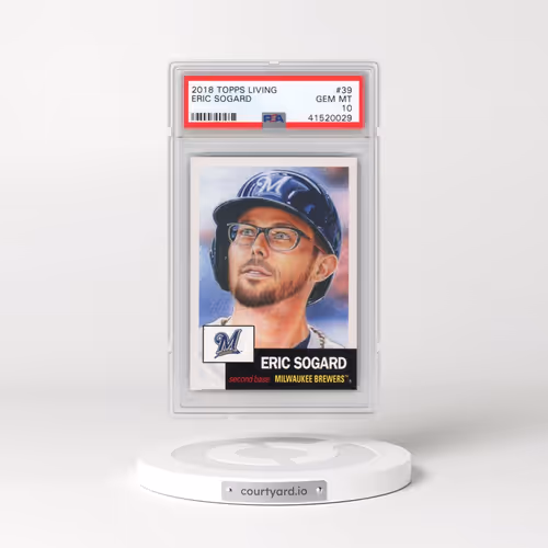2018 Topps Living #39 Eric Sogard (PSA 10 GEM MINT)