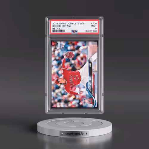 2018 Topps Complete Set #700 Shohei Ohtani - Retail (PSA 9 MINT)