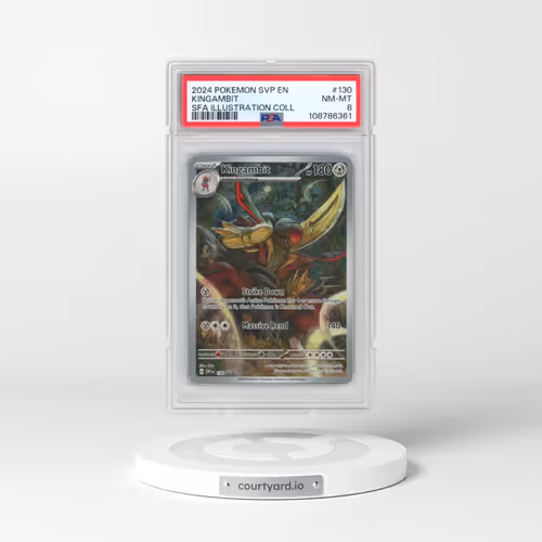2024 Pokémon Svp EN-SV Black Star Promo #130 Kingambit - Shrouded Fable Illustration Collection (PSA 8 NM-MT)