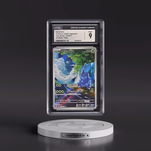 2023 Pokémon Sv2d-Clay Burst #072 Heracross - Art Rare (CGC 9 MINT)