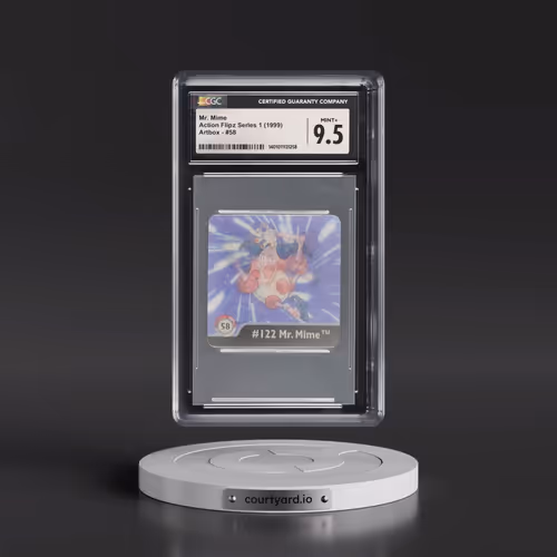 Action Flipz Series 1 (Artbox) - English #58 Mr. Mime (CGC 9.5 MINT+)
