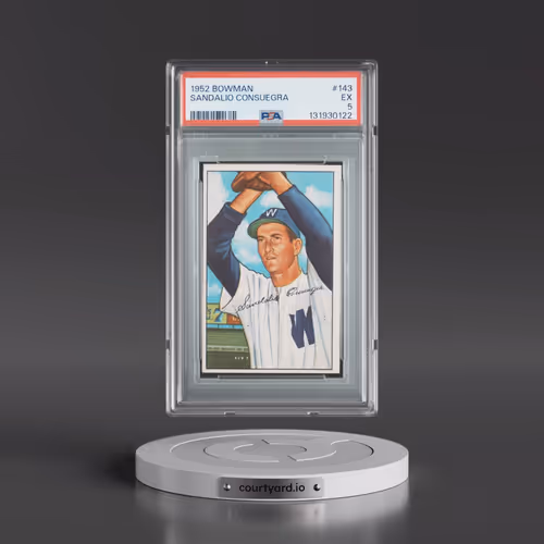 1952 Bowman #143 Sandalio Consuegra (PSA 5 EX)