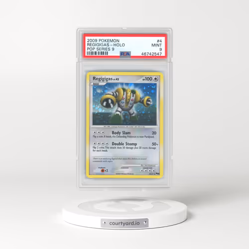 2009 Pokémon Pop Series 9 #4 Regigigas - Holo (PSA 9 MINT)