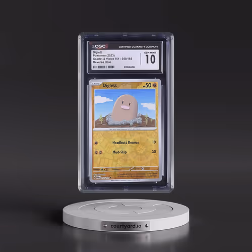 2023 Scarlet & Violet 151 - MEW EN #050/165 Diglett - Reverse Holo (CGC 10 GEM MINT)