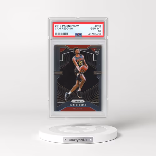 2019 Panini Prizm #256 Cam Reddish (PSA 10 GEM MINT)