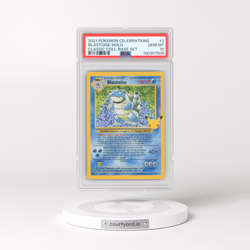 2021 Pokémon Celebrations Classic Collection #2 Blastoise - Holo (PSA 10 GEM MINT)