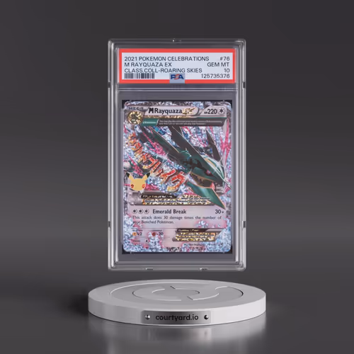 2021 Pokémon Celebrations Classic Collection #76 M Rayquaza EX - Holo (PSA 10 GEM MINT)