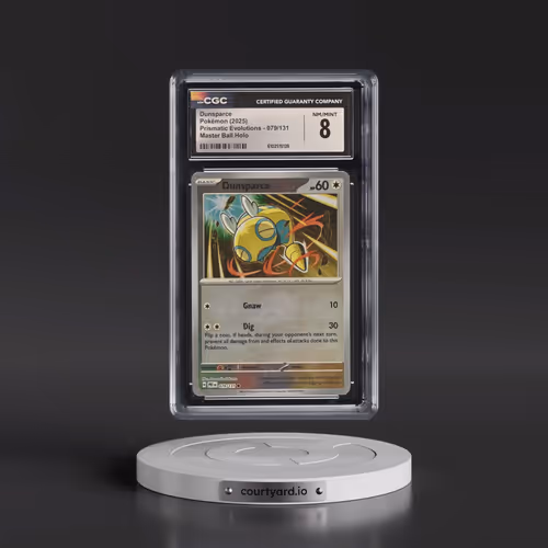 2025 Prismatic Evolutions - PRE EN #079/131 Dunsparce - Master Ball Holo (CGC 8 NM-MT)