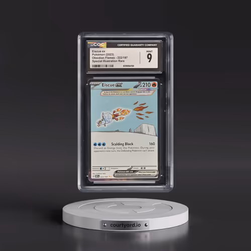 2023 Obsidian Flames - OBF EN #222/197 Eiscue ex - Special Illustration Rare (Holo) (CGC 9 MINT)