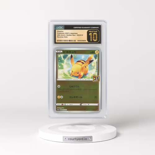 2021 Japanese 25th Anniversary Collection #3 Pikachu - Holo (CGC 10 PRISTINE)