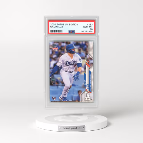 2020 Topps UK Edition #183 Gavin Lux (PSA 10 GEM MINT)