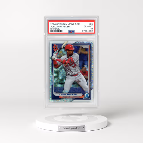 2024 Bowman Mega Box Chrome #29 Jordan Walker (PSA 10 GEM MINT)